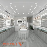 Thiết kế cửa hàng mắt kính Hoài tại An Giang